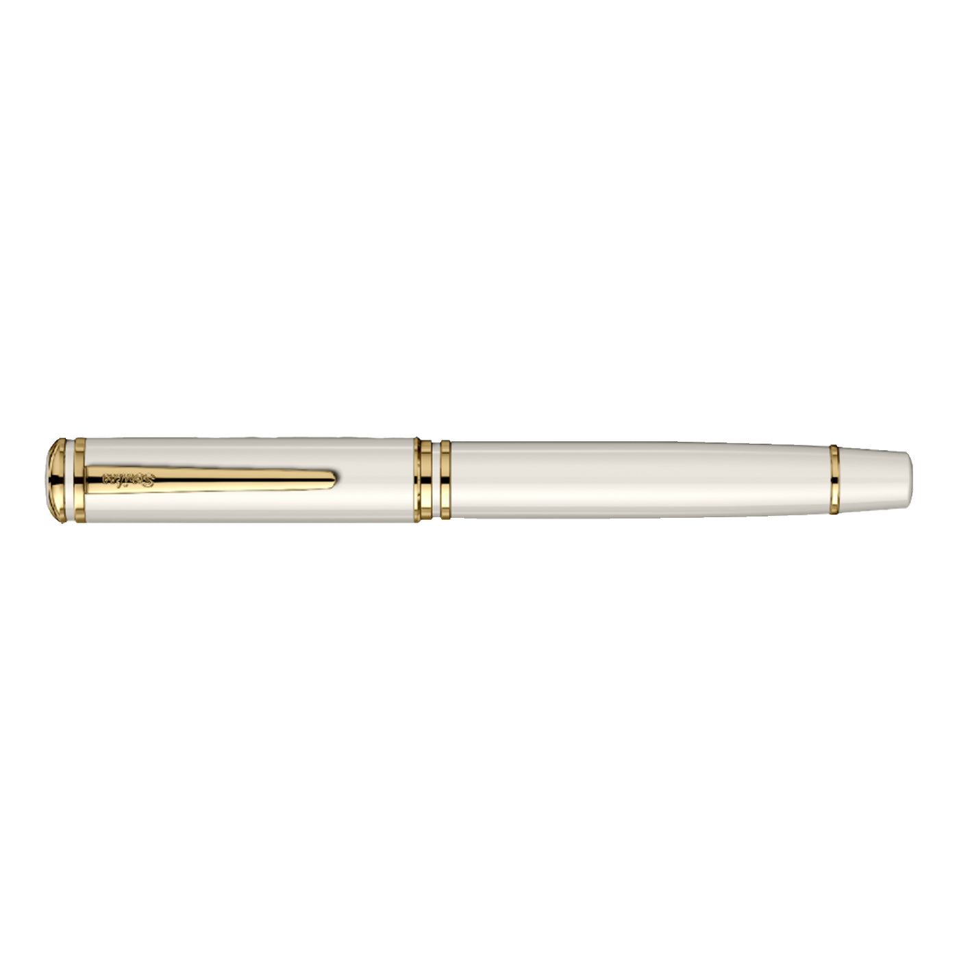 Scrikss Fortune Fountain Pen - White GT