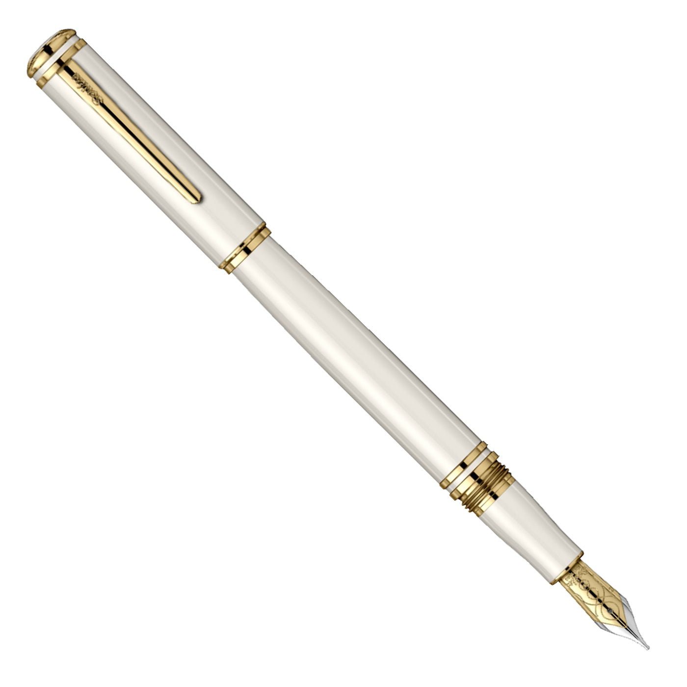 Scrikss Fortune Fountain Pen - White GT