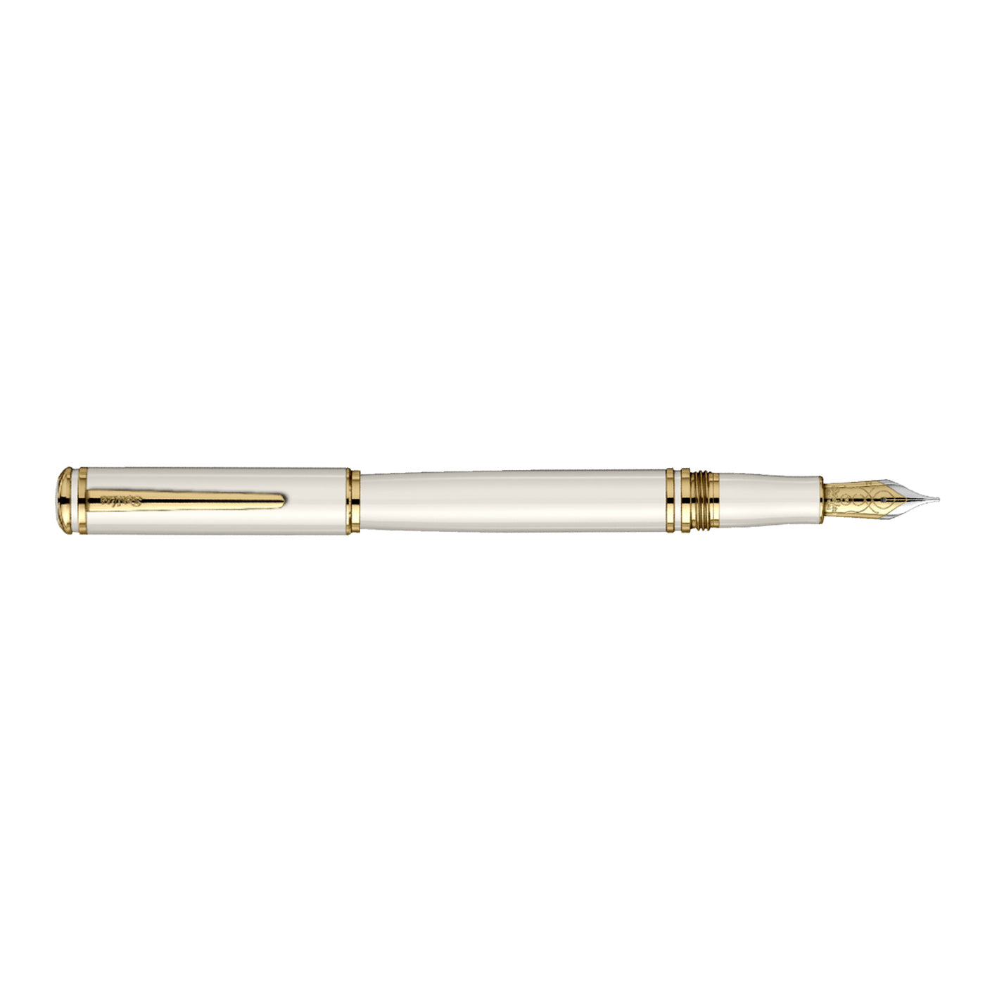 Scrikss Fortune Fountain Pen - White GT