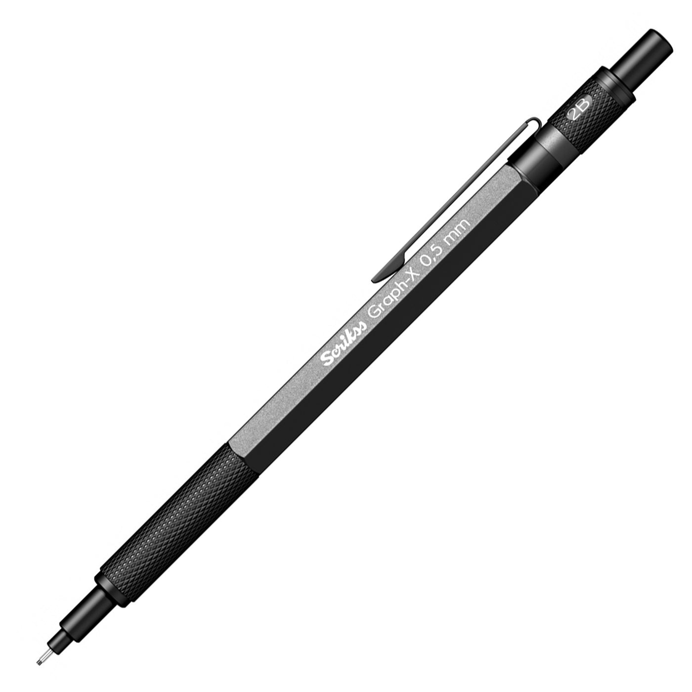 Scrikss Graph-X 0.5mm Mechanical Pencil - Anthracite Grey 1