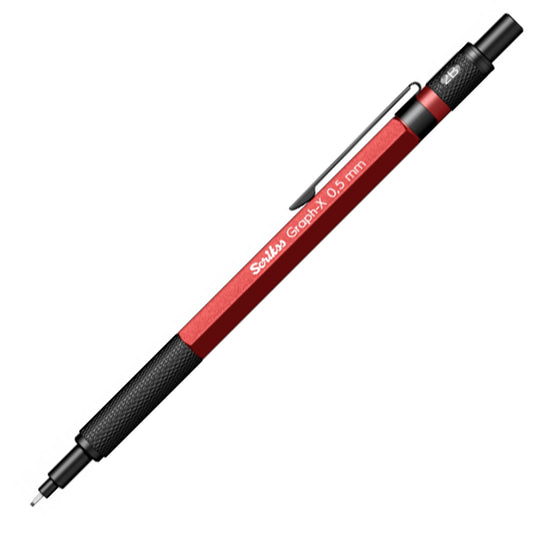 Scrikss Graph-X 0.5mm Mechanical Pencil - Red