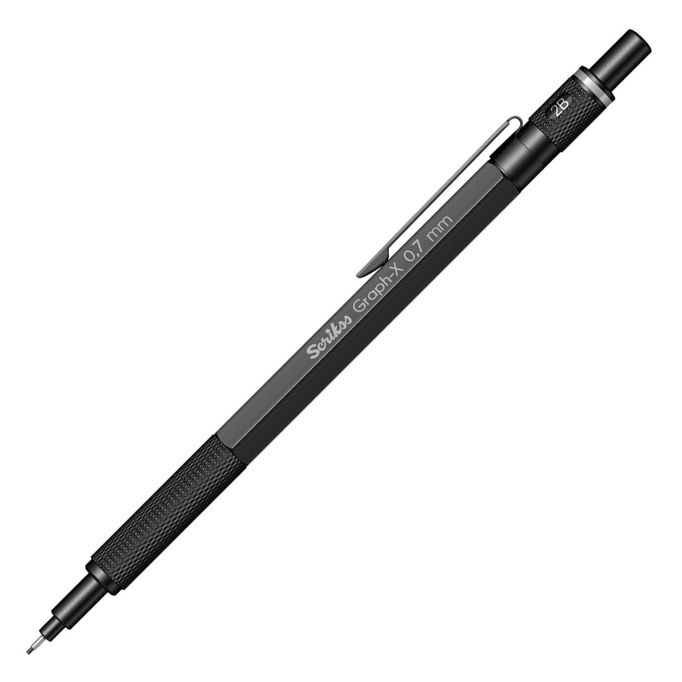 Scrikss Graph-X 0.7mm Mechanical Pencil - Matte Black