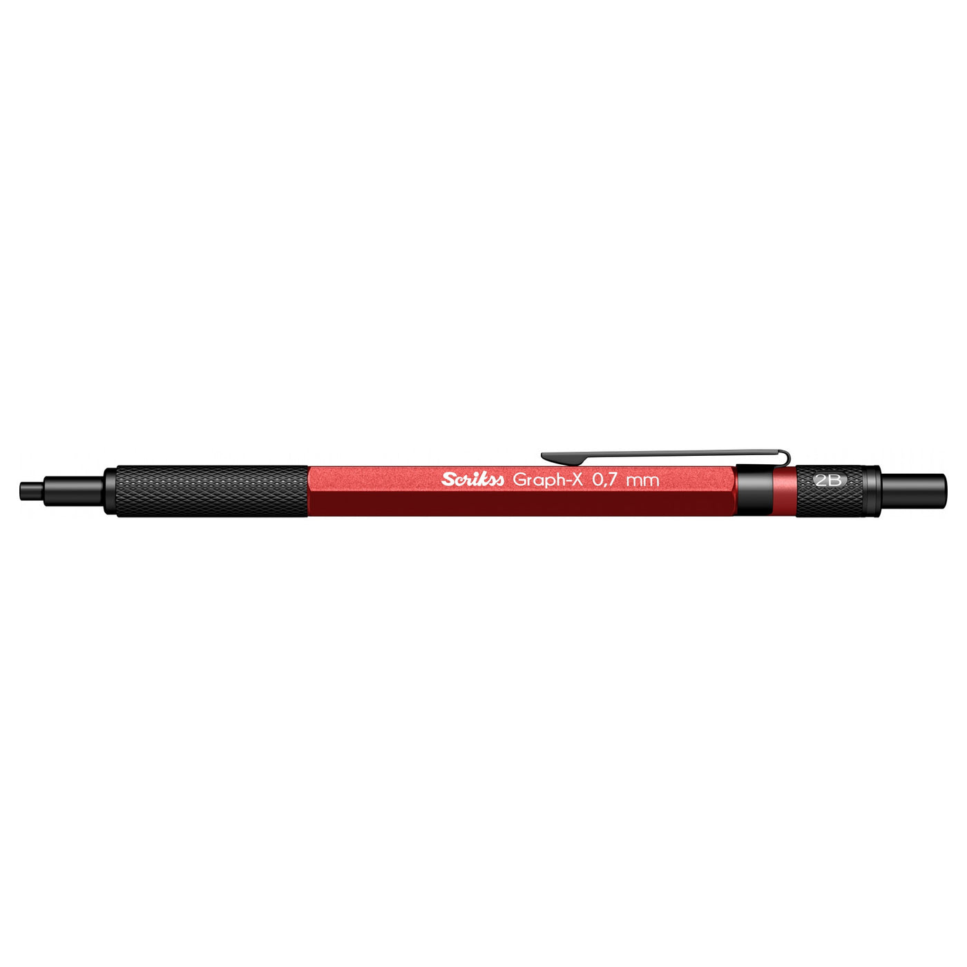 Scrikss Graph-X 0.7mm Mechanical Pencil - Red