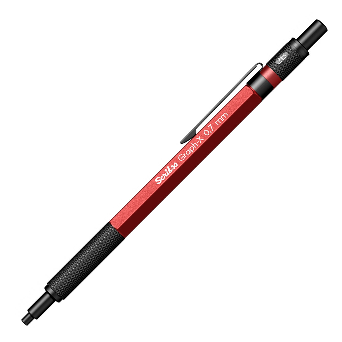 Scrikss Graph-X 0.7mm Mechanical Pencil - Red