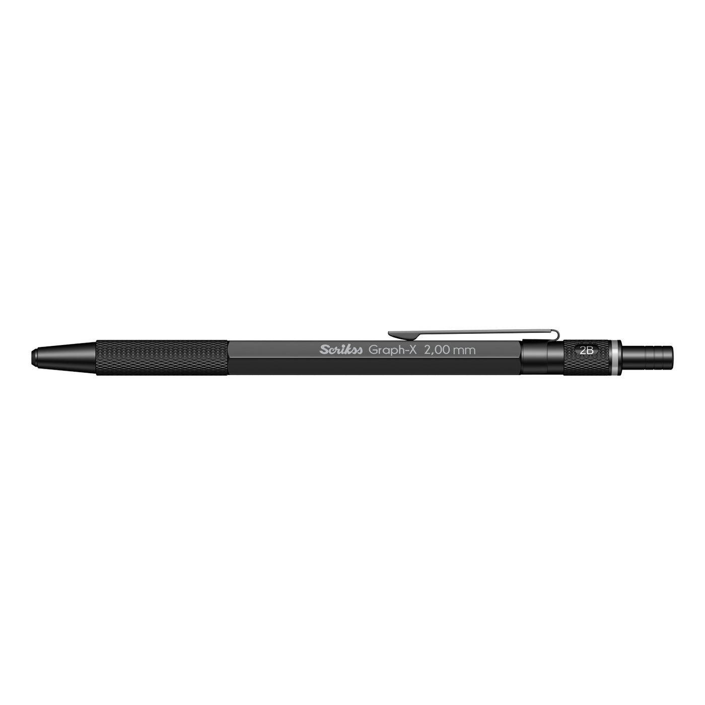 Scrikss Graph-X 2mm Mechanical Pencil - Matte Black