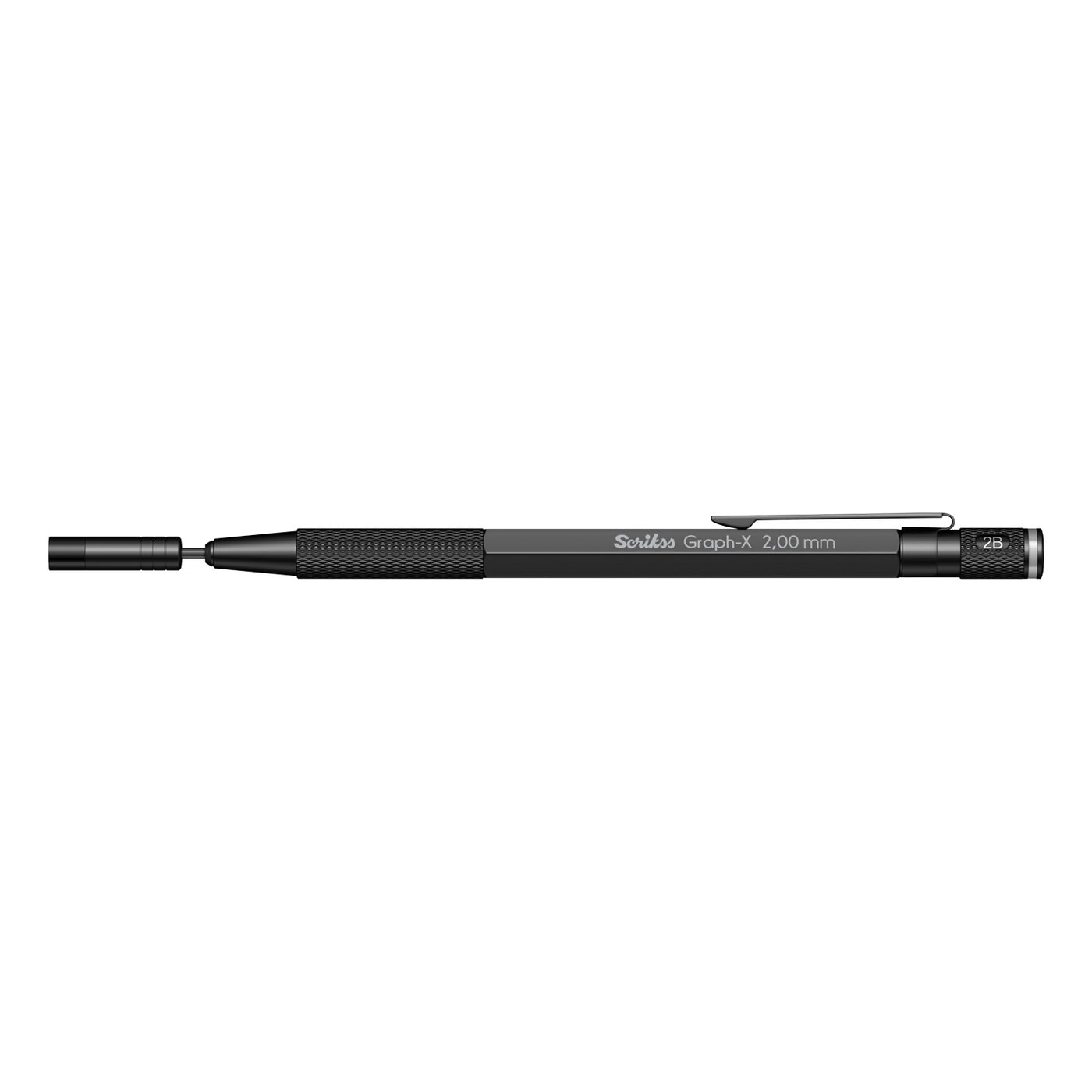 Scrikss Graph-X 2mm Mechanical Pencil - Matte Black