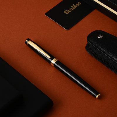 Scrikss Honour 38 Fountain Pen - Black GT 13