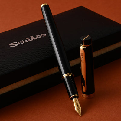 Scrikss Honour 38 Fountain Pen - Black GT 8