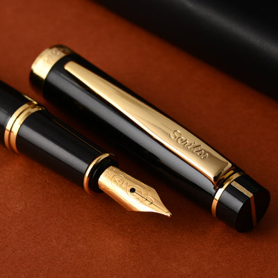 Scrikss Honour 38 Fountain Pen - Black GT 9