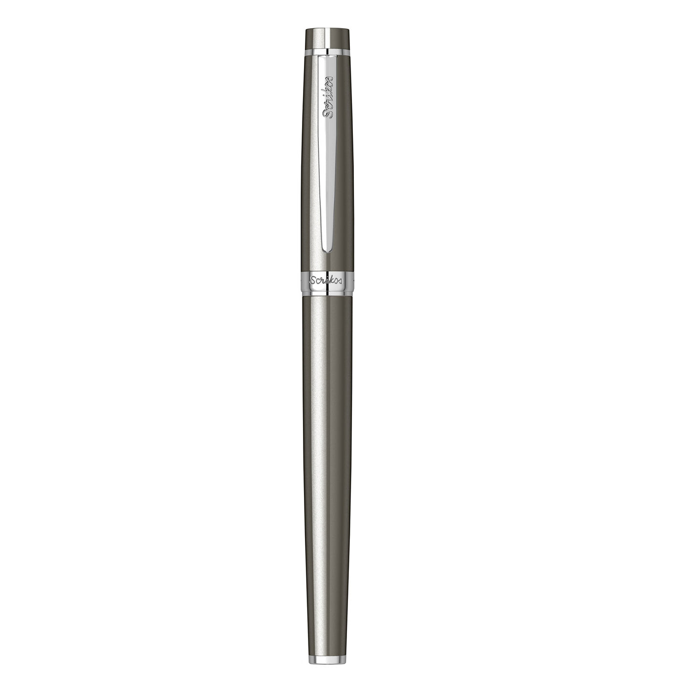 Scrikss Honour 38 Fountain Pen - Smoke Grey CT 5