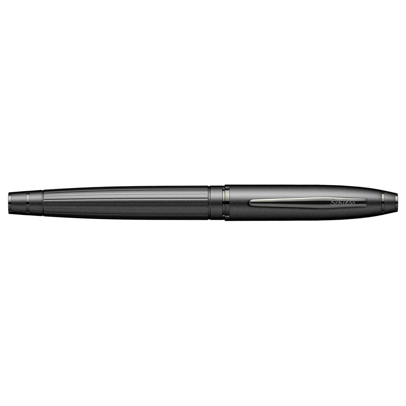 Scrikss Noble 350 Fountain Pen - Matte Black PVD 12