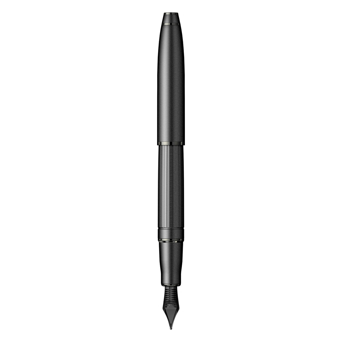 Scrikss Noble 350 Fountain Pen - Matte Black PVD 6