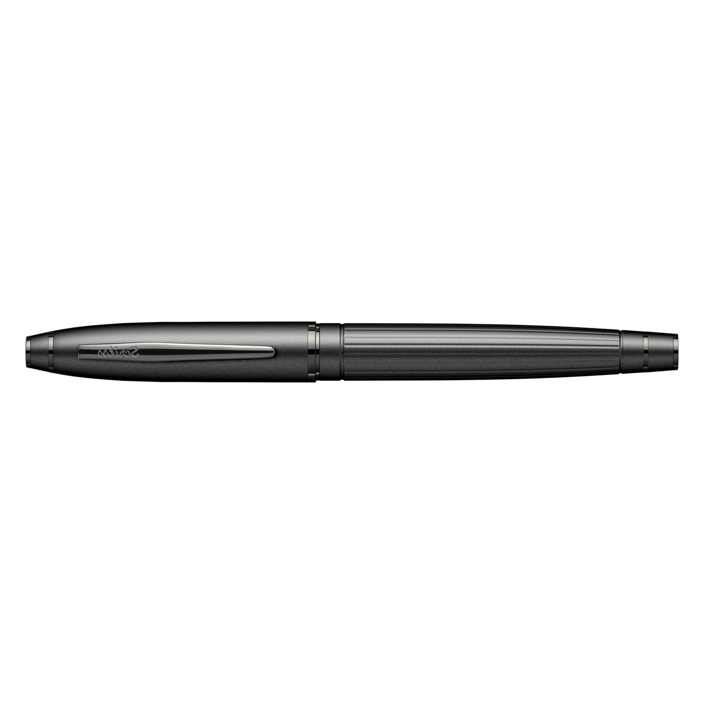 Scrikss Noble 350 Roller Ball Pen - Matte Black PVD 13