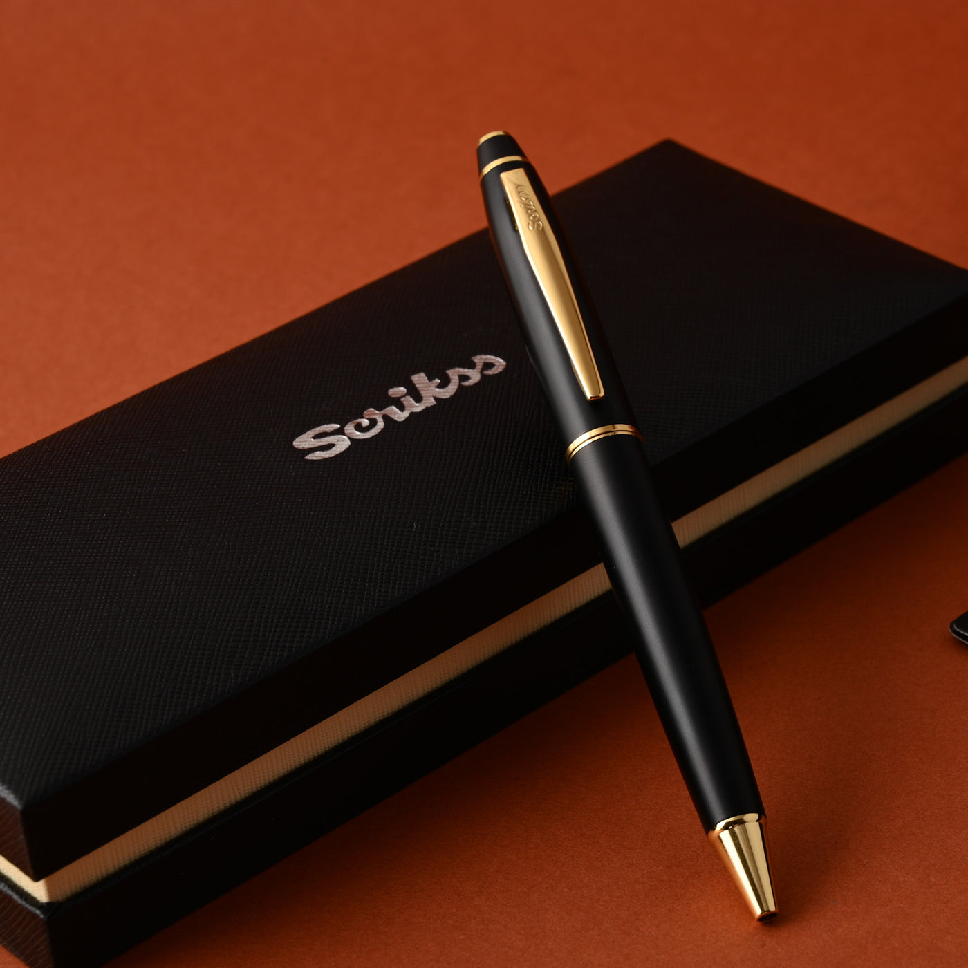 Scrikss Noble 35 Ball Pen - Matt Black GT 6