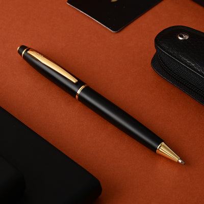 Scrikss Noble 35 Ball Pen - Matt Black GT 9