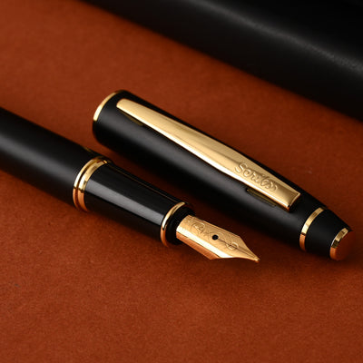 Scrikss Noble 35 Fountain Pen - Matt Black GT 11