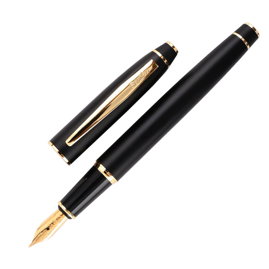 Scrikss Noble 35 Fountain Pen - Matt Black GT