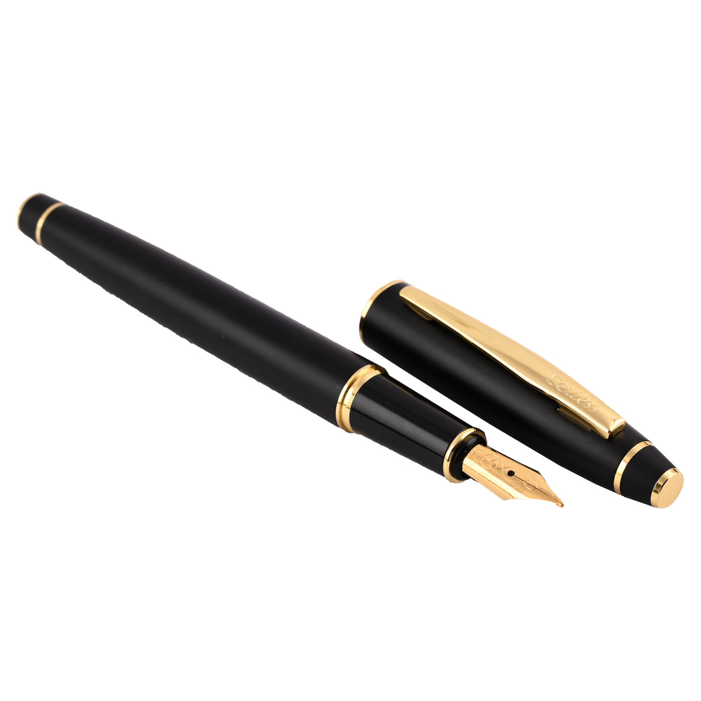 Scrikss Noble 35 Fountain Pen - Matt Black GT 2