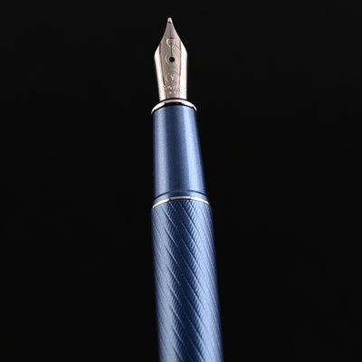 Scrikss Noble 35 Fountain Pen - Metallic Blue PVD