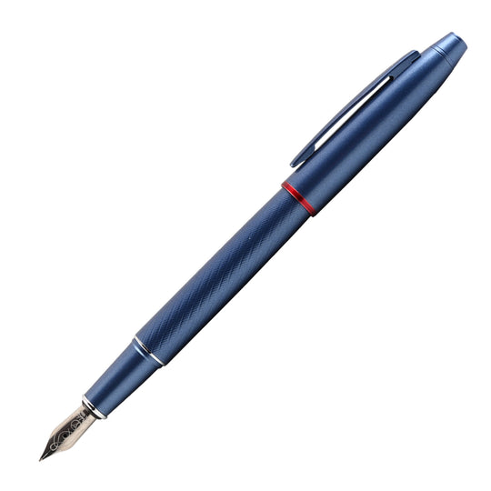 Scrikss Noble 35 Fountain Pen - Metallic Blue PVD