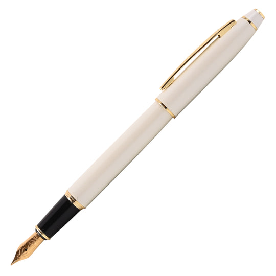 Scrikss Noble 35 Fountain Pen - Pearl White GT