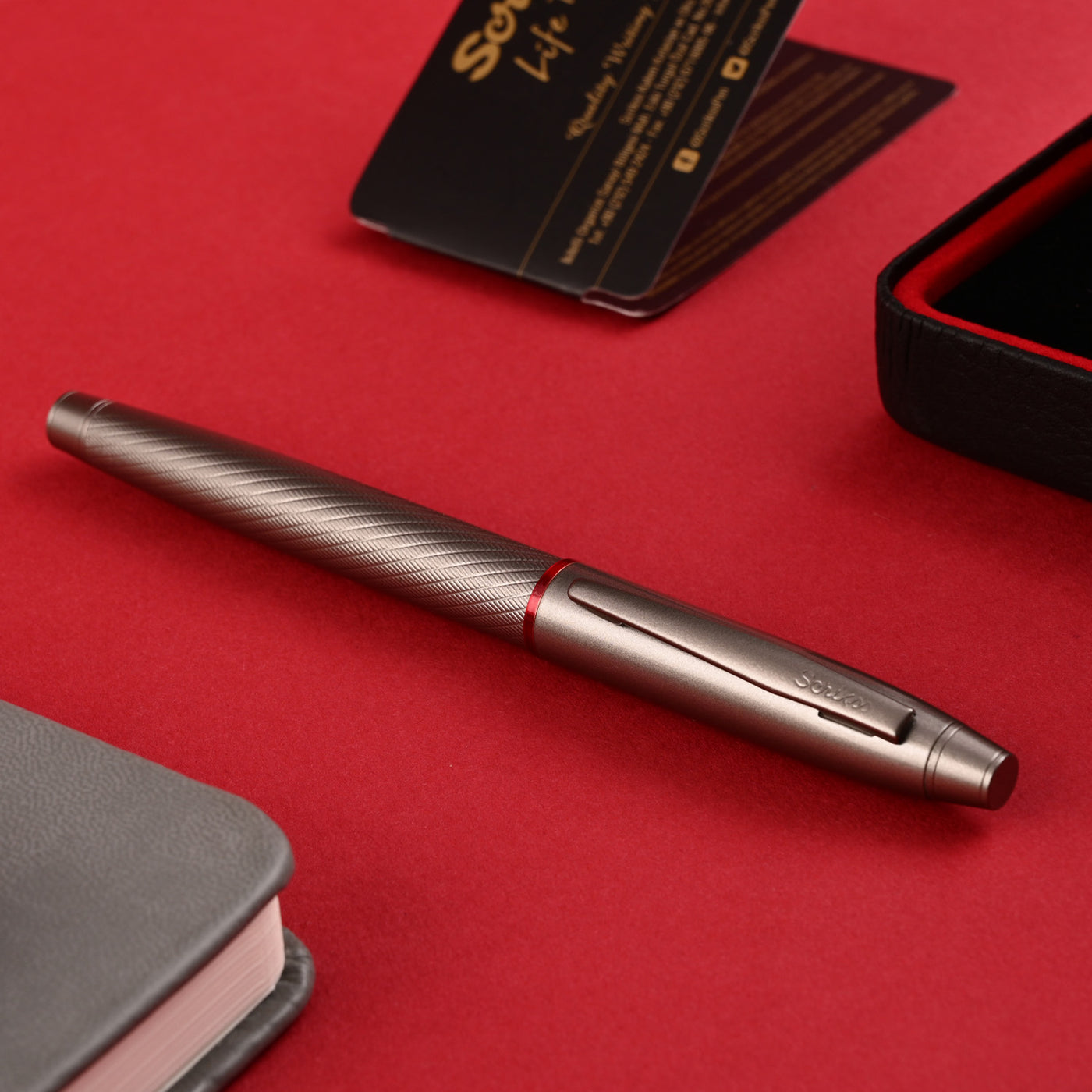 Scrikss Noble 35 Fountain Pen - Titanium PVD 13