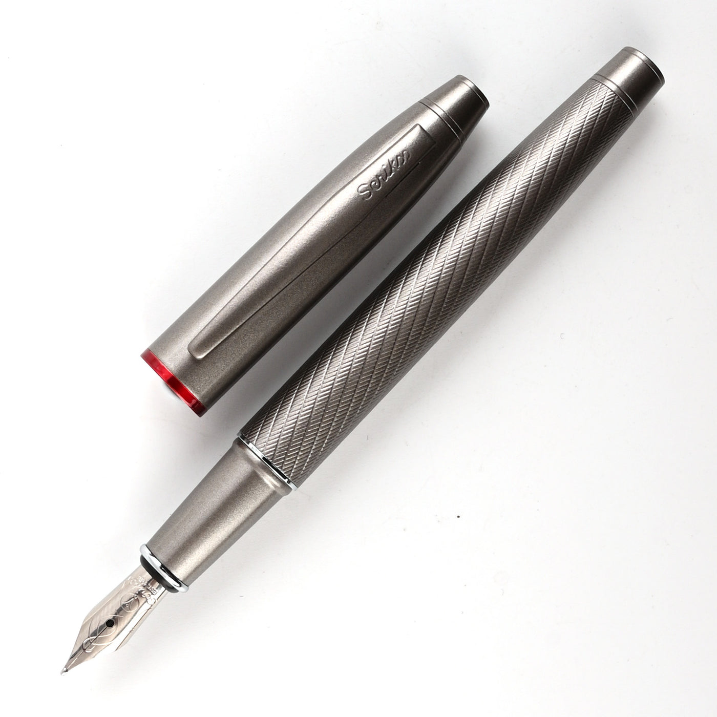 Scrikss Noble 35 Fountain Pen - Titanium PVD 2