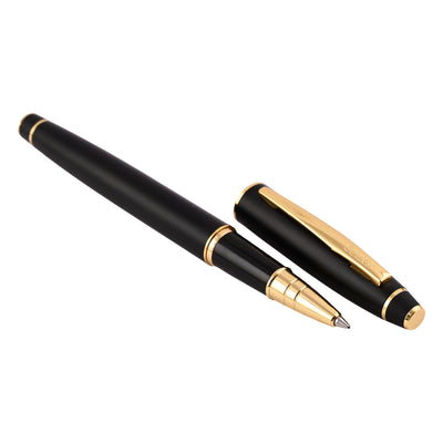 Scrikss Noble 35 Roller Ball Pen - Matt Black GT 2