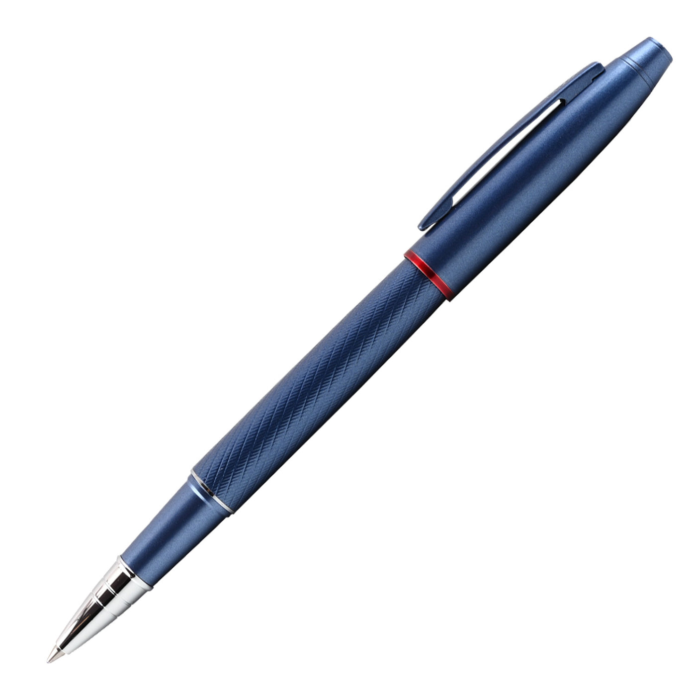 Scrikss Noble 35 Roller Ball Pen - Metallic Blue PVD 1