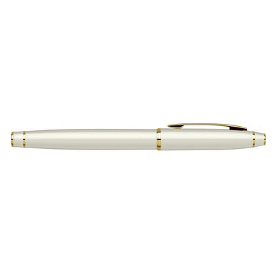 Scrikss Noble 35 Roller Ball Pen - Pearl White GT 4