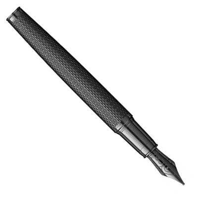 Scrikss Oscar 390 Fountain Pen - Matte Black PVD