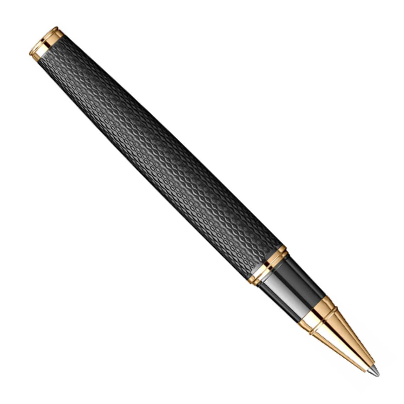 Scrikss Oscar 390 Roller Ball Pen - Matte Black GT