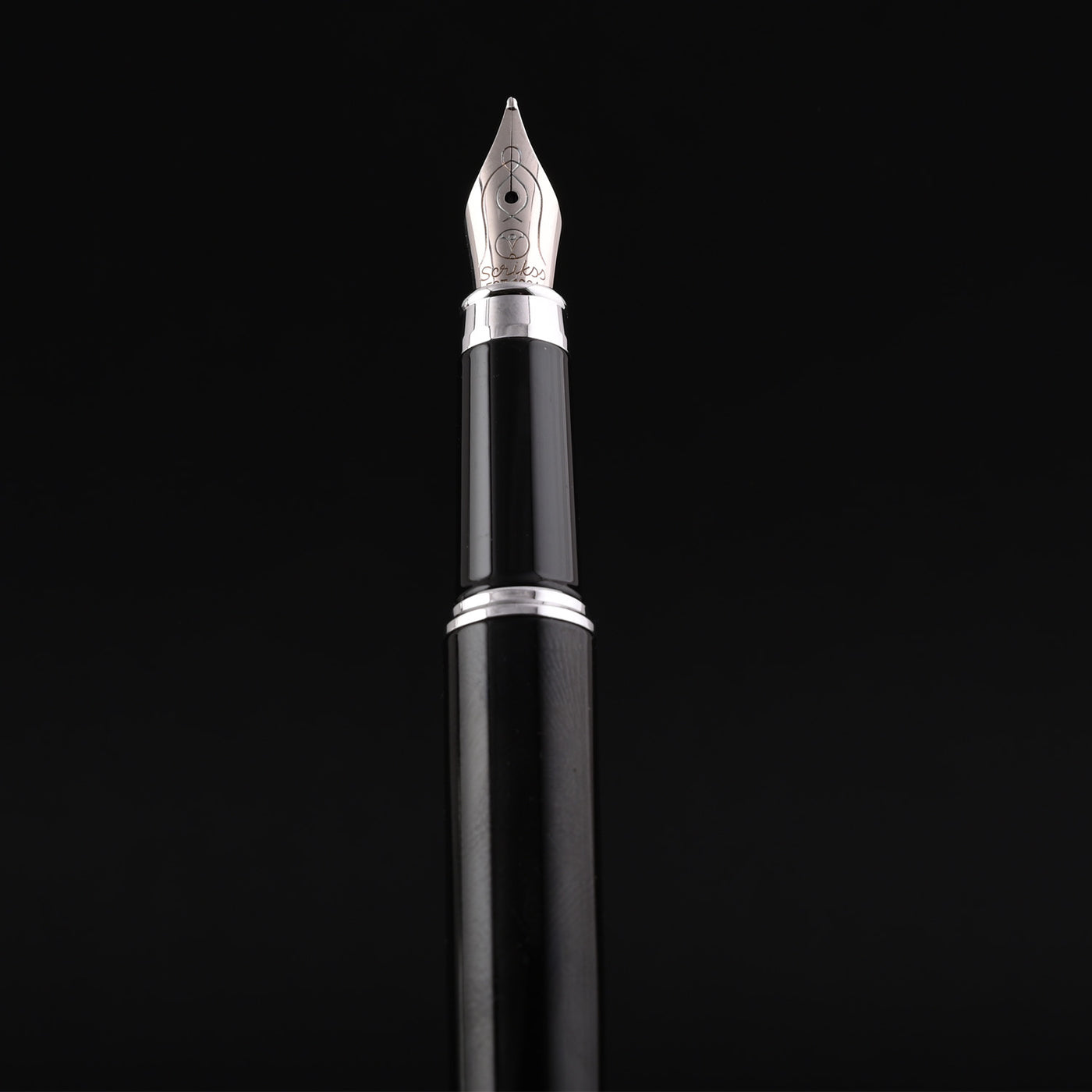 Scrikss Oscar 39 Fountain Pen - Black CT 12