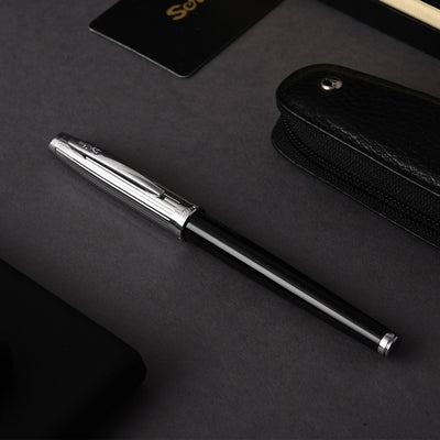 Scrikss Oscar 39 Fountain Pen - Black CT 14