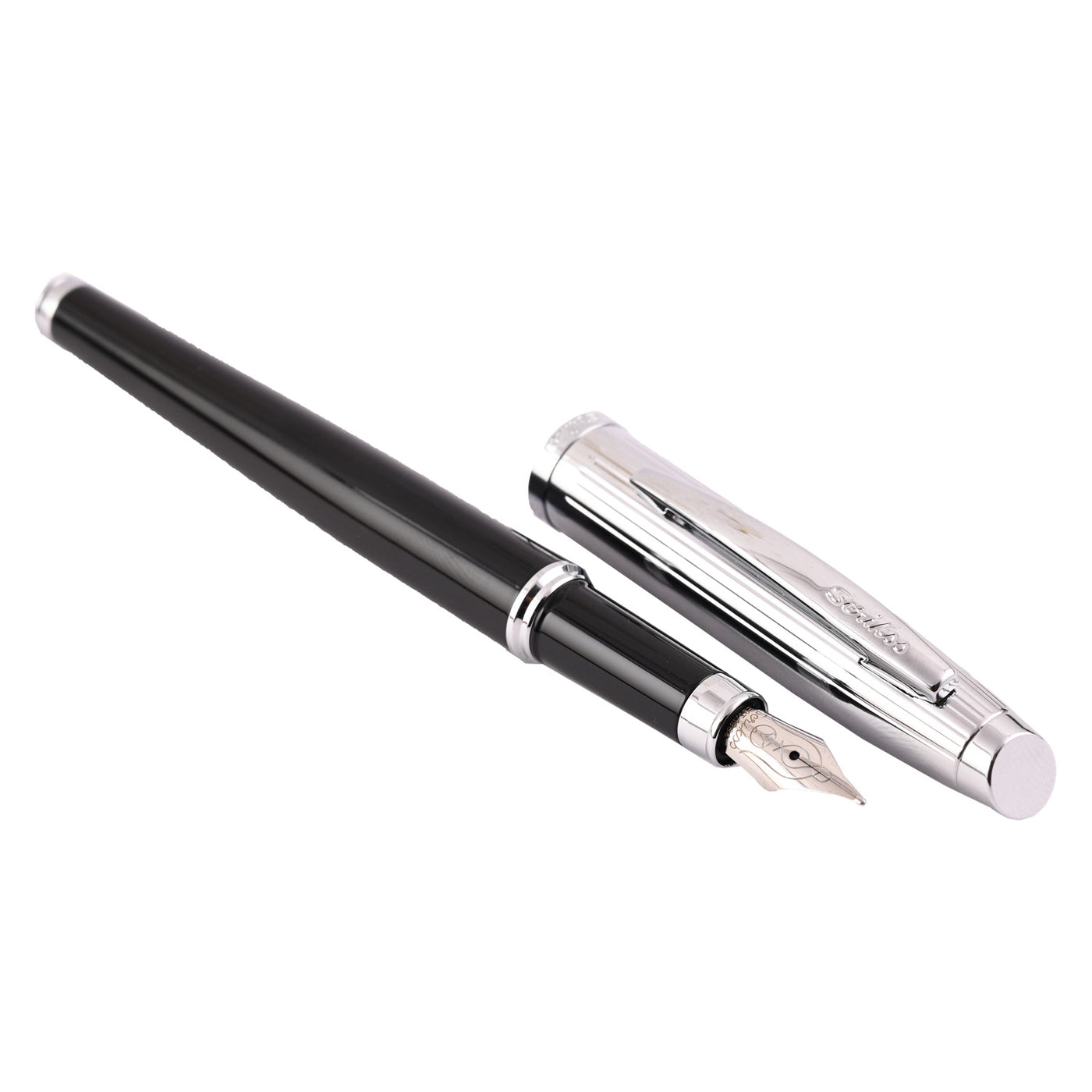 Scrikss Oscar 39 Fountain Pen - Black CT 2