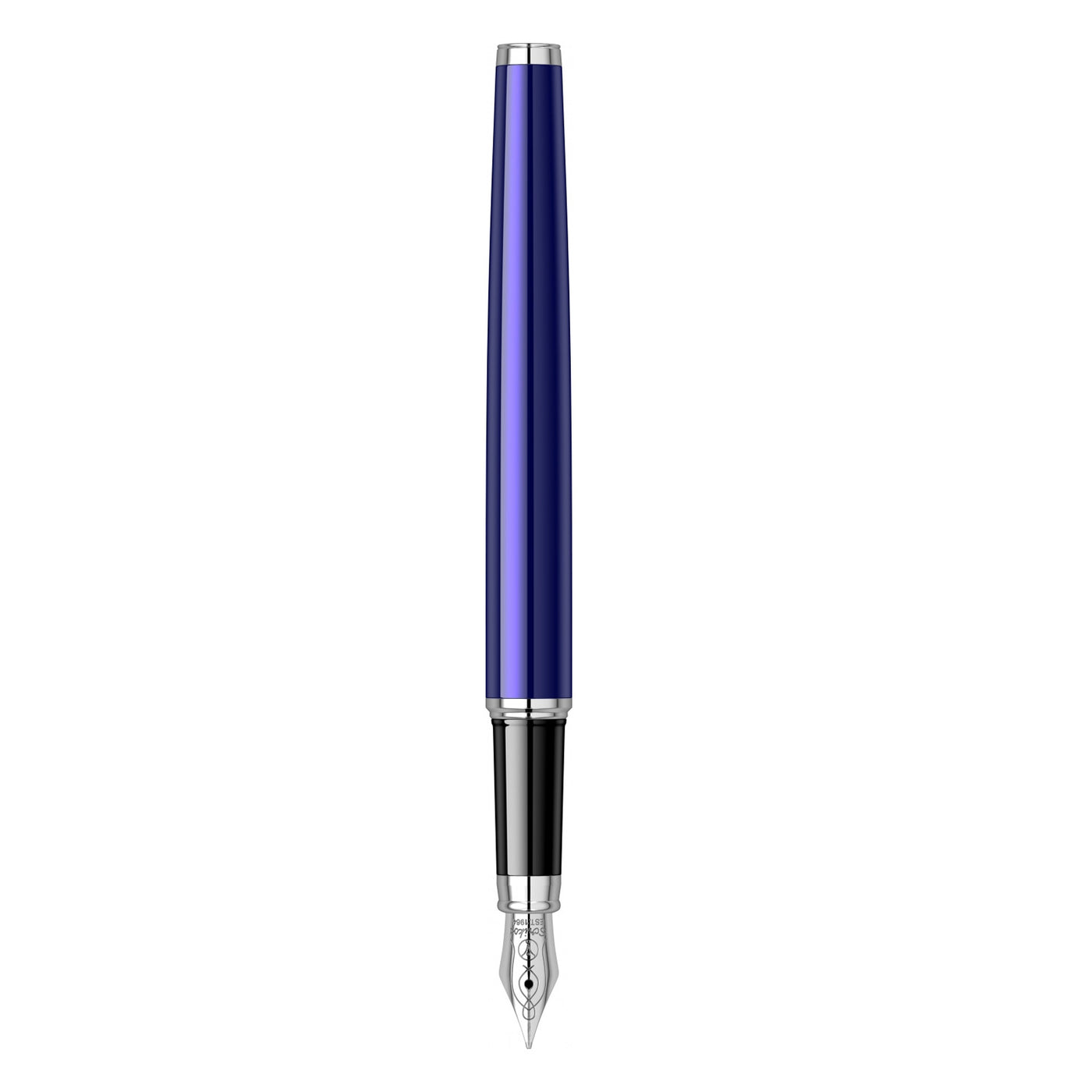 Scrikss Oscar 39 Fountain Pen - Navy Blue CT 4