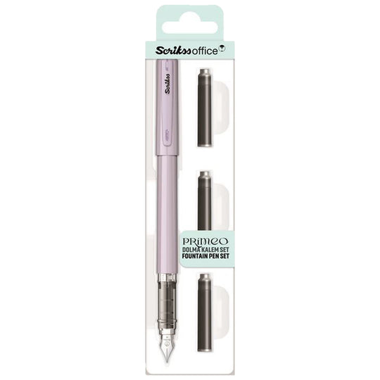 Scrikss Primeo Fountain Pen in Blister Pack - Lilac