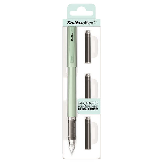 Scrikss Primeo Fountain Pen in Blister Pack - Mint