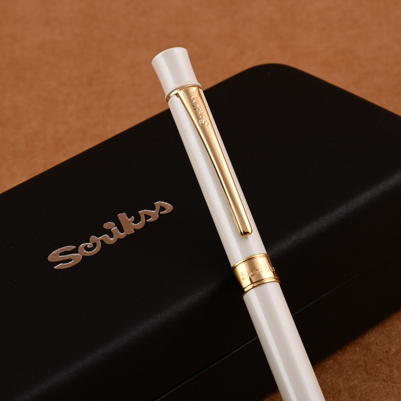 Scrikss Trio 93 Multifunction Ball Pen - Pearl White GT 7