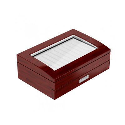 Scrikss Walnut Wood 24 Pen Holder - Brown 5