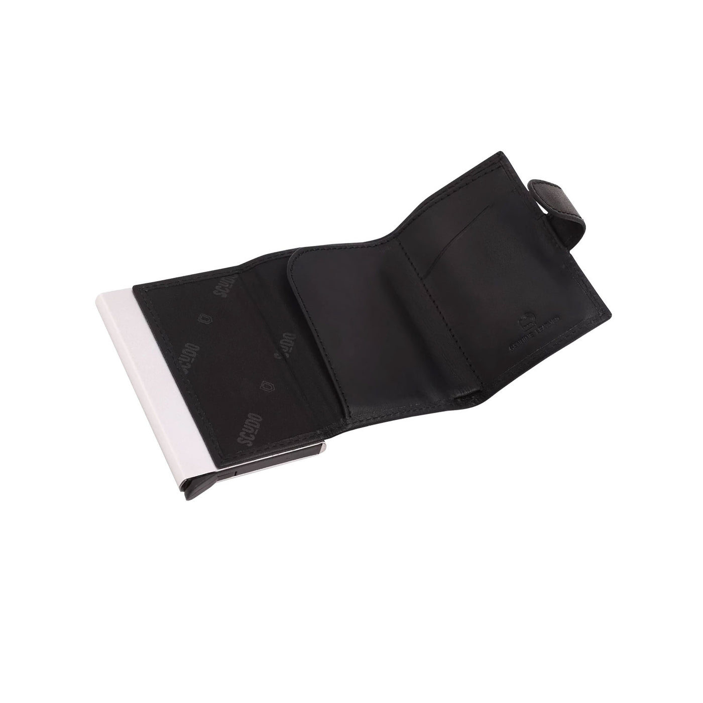 Scudo Linear Slim Wallet - Black 3