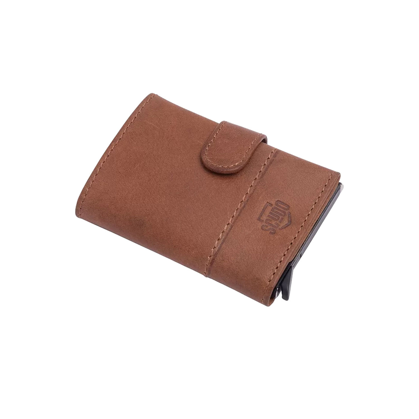 Scudo Troy Slim Wallet - Cognac