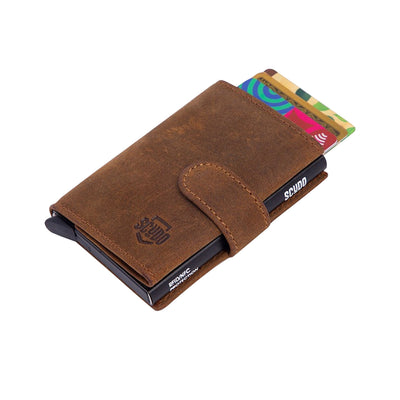 Scudo Vintage Slim Wallet - Natural