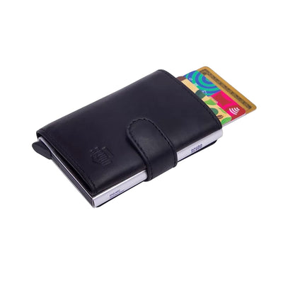Scudo Vintage Slim Wallet - Black