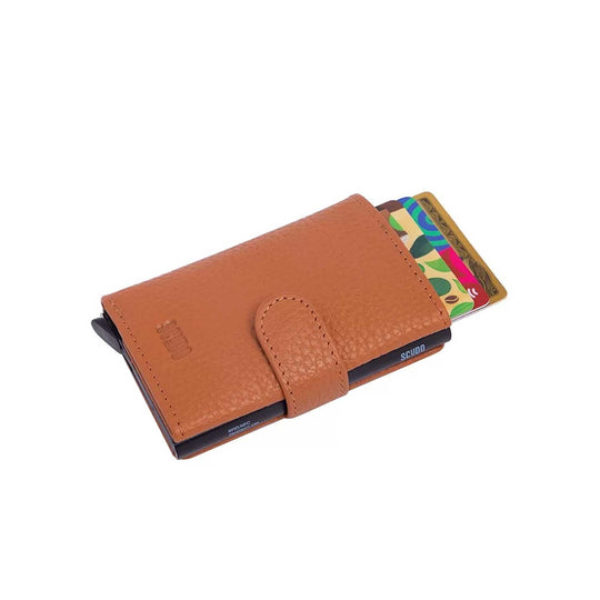 Scudo Vivid Slim Wallet - Camel