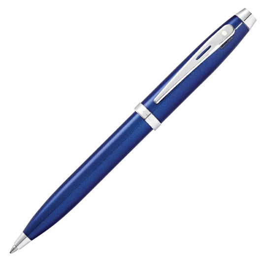 Sheaffer 100 Ball Pen - Glossy Blue CT