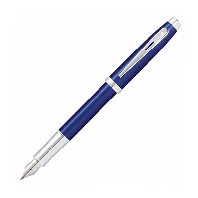 Sheaffer 100 Fountain Pen - Glossy Blue CT 1