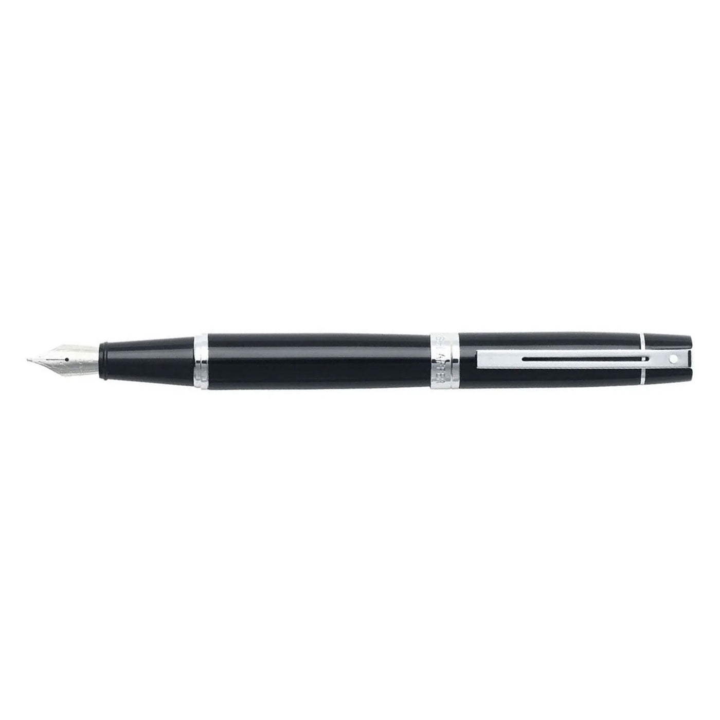 Sheaffer 300 Fountain Pen - Glossy Black CT 3
