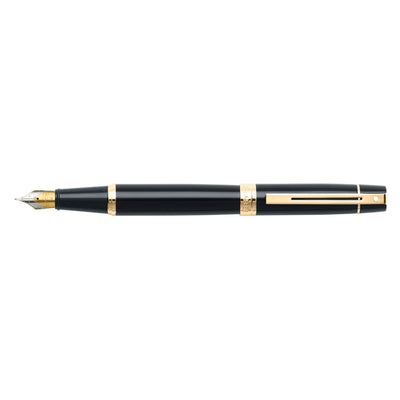 Sheaffer 300 Fountain Pen - Glossy Black GT 3