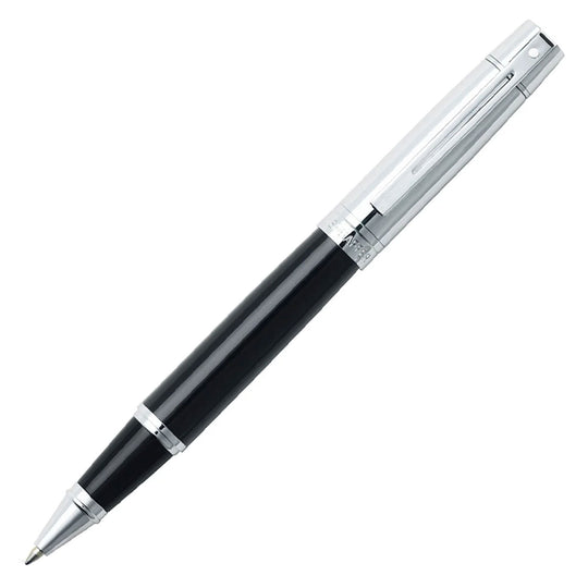 Sheaffer 300 Roller Ball Pen - Glossy Black & Chrome